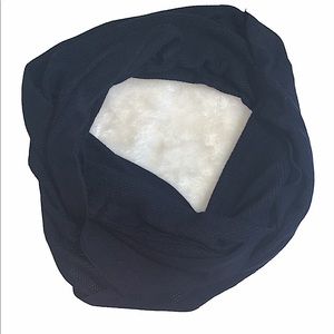 Aldo black knit oversized scarf